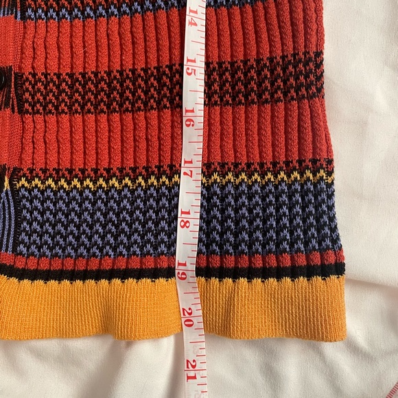 NWT Francesca Madie Button Front Knit Tank Top Multicolor Small - Picture 7 of 7